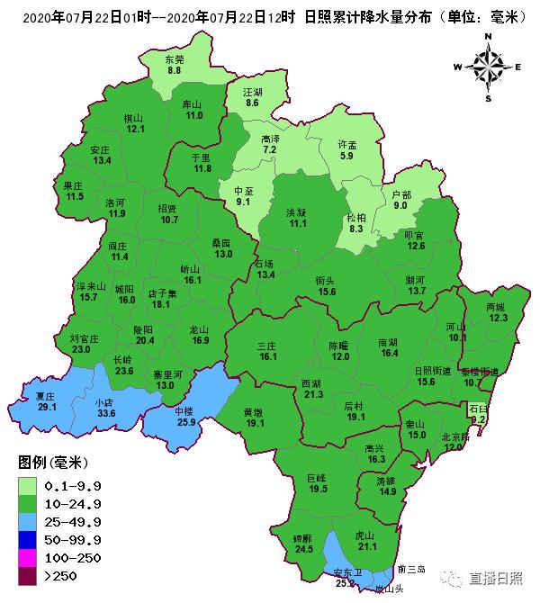 岚山头街道天气预报更新通知